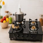 Preethi JUMBO 4B Gas Stove | Premium 4 Burner Toughened Glass Gas Stove - Image 2