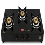 Vidiem AIR Gold 3 Burner Glass Top Gas Stove - Image 2