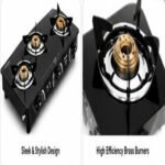 Preethi POWER DUO 3B Gas Stove | Premium 3 Burner Toughened Glass Gas Stove - Image 2