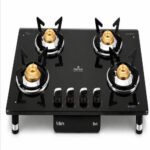 Vidiem AIR Silver 4 Burner AI Glass Top Gas Stove | Smart Premium LPG Cooktop - Image 2