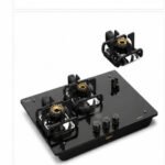 Vidiem Vogue V1 3 Burner Built-in Gas Hob | Premium Glass Cooktop for Modular Kitchens - Image 2