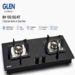 Glen BH 1022 SQ HT DB 2 Burner Built-in Gas Hob - Image 2