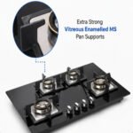 Glen BH 1074 SQ HT DB 4 Burner Built-in Gas Hob - Image 2