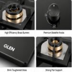 Glen BH 1074 SQ HT DB TR 77 4 Burner Gas Hob - Image 3