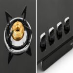 Vidiem AIR Silver 4 Burner Glass Top Gas Stove - Image 3