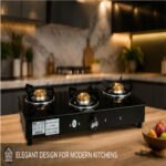 Faber Cooktop Jumbo 3BB BK 3 Burner Gas Stove