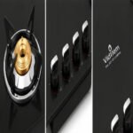 Vidiem AIR Silver 4 Burner AI Glass Top Gas Stove | Smart Premium LPG Cooktop - Image 3