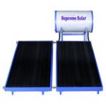 Supreme Solar 275 LPD FPC Solar Water Heater | Flat Plate Collector CU +CU | High-Capacity Solar Hot Water System