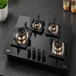 Glen BH 1074 SQ HT DB TR 77 4 Burner Gas Hob