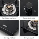 Glen BH 1022 SQ HT DB 2 Burner Built-in Gas Hob - Image 3