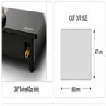 Glen BH 1074 SQ HT DB TR 77 4 Burner Gas Hob - Image 4