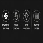 Elica iSMART SPOT H6 BF LTW 90 NERO Kitchen Chimney | 1425 m³/hr BLDC - Image 3