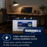Luminous 1.5kVA UPS with 200Ah Battery | Pure Sine Wave Inverter - Image 4