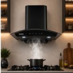 Sujata Coral 90 cm Filterless Dry Heat Auto Clean Kitchen Chimney | 1250 m³/hr Suction - Image 2