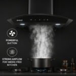 Sujata Coral 90 cm Filterless Dry Heat Auto Clean Kitchen Chimney | 1250 m³/hr Suction - Image 4
