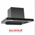 Sujata Emerald Plus 90 cm Filterless Auto Clean Kitchen Chimney | 1500 m³/hr Suction