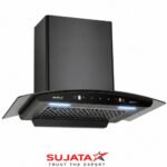 Sujata Quartz Plus 90 cm Filterless Auto Clean Kitchen Chimney | 1500 m³/hr Suction