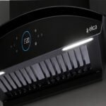 Elica ISMART GLACE HAC BF LTW 90 NERO 90 cm Heat Auto Clean Baffle Filter Kitchen Chimney | Inverter BLDC - Image 2
