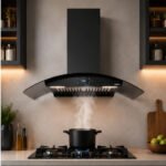 Elica ISMART GLACE HAC BF LTW 90 NERO 90 cm Heat Auto Clean Baffle Filter Kitchen Chimney | Inverter BLDC - Image 3