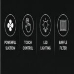 Elica ISMART SPOT FL HAC 90 LTW NERO 90 cm Filterless Auto Clean Kitchen Chimney | Inverter BLDC - Image 2