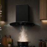 Lalith 90 cm Full Curve Auto Clean Kitchen Chimney - Image 2