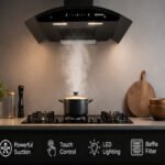 Faber Magnus 90 cm Filterless Heat Auto Clean Kitchen Chimney | 1500 m³/hr - Image 4