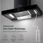 Faber Thunderbolt 90 cm Filterless Auto Clean Kitchen Chimney | 1800 m³/hr BLDC Motor - Image 2