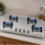 Sujatha ROBUSTO 4B SS Built-in Hob | 4 Burner Stainless Steel Gas Hob | Auto Ignition