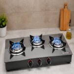 Sujatha STANDARD 3B Gas Stove | 3 Burner Glass Top LPG Stove - Image 3