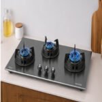 Sujatha INDIUM 3B 78cm Built-in Hob | 3 Burner Auto Ignition Gas Hob