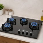 Sujatha PALLADIUM FB4B90CR FFD 90cm 4 Burner Built-in Hob | Auto Ignition | Flame Failure Device | Toughened Glass