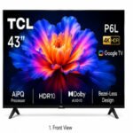TCL 43P6L 43 Inch 4K UHD Google TV | Smart LED TV with HDR, Dolby Audio & Google Assistant | Buy Online
